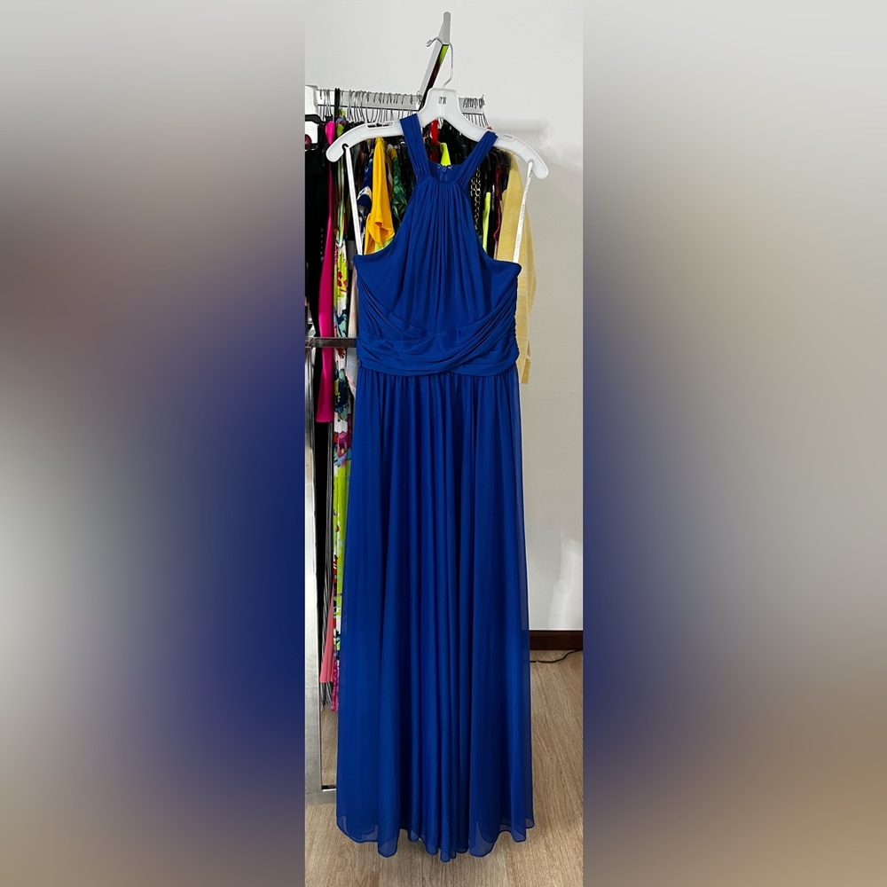 Blue bridesmaids dress size 12